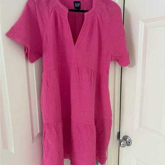 bubble mini dress Bubble-Skirt Short Homecoming Dress with Pockets Pink / Large